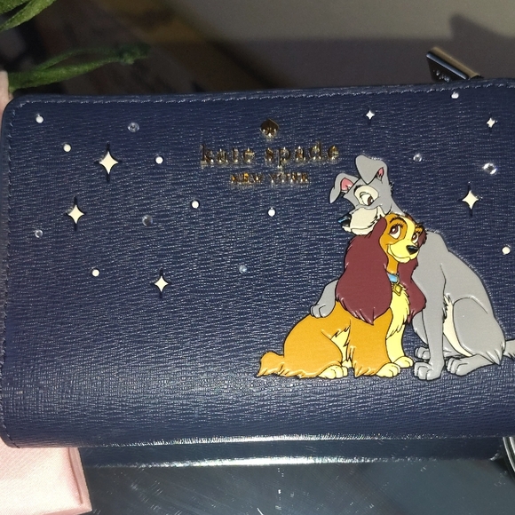 Kate Spade x Disney Blue Wallet - Picture 3 of 13